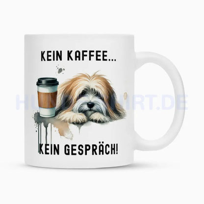 Tasse "Tibet Terrier - Kein Kaffee..." Weiß – hunde-shirt.de