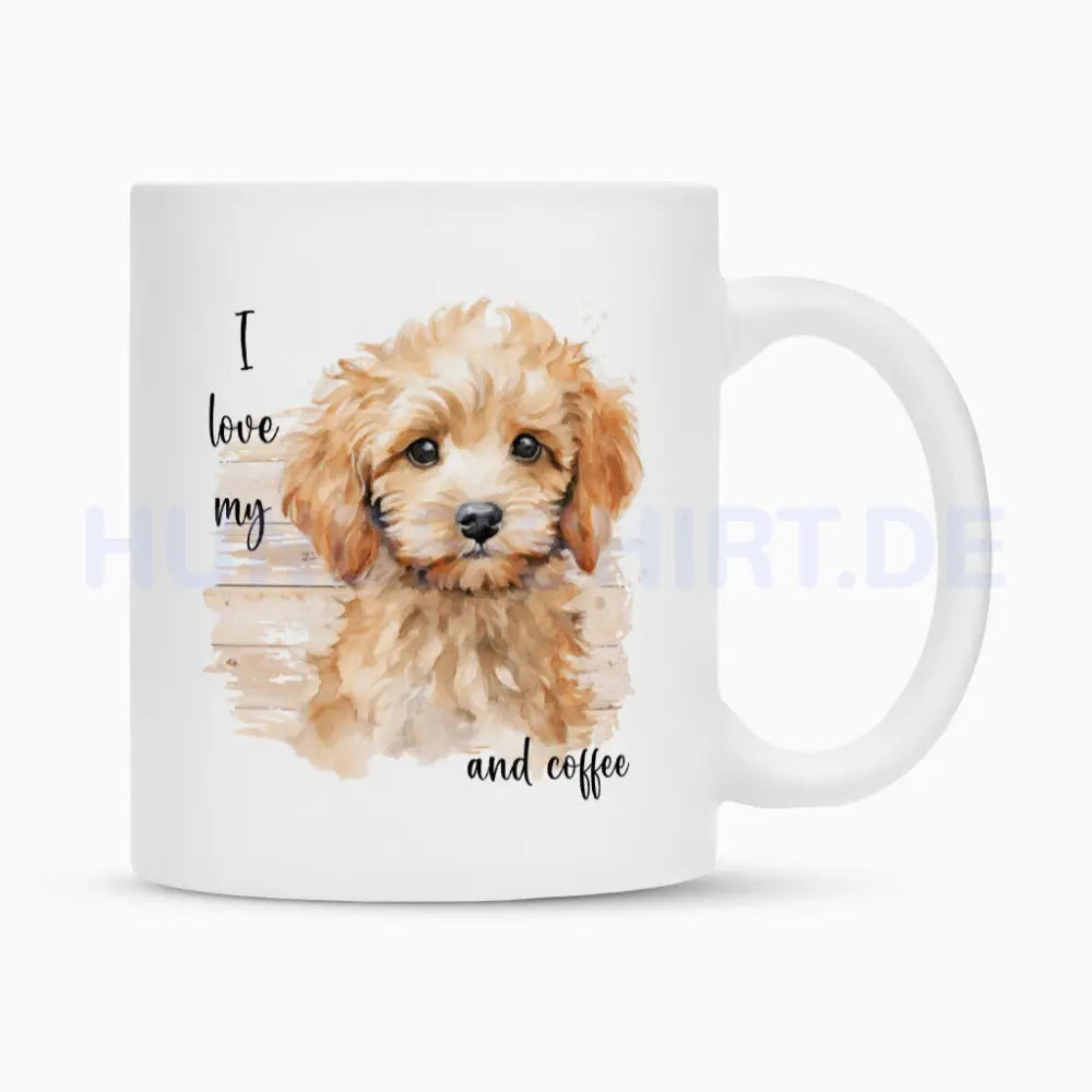 Tasse "Toypudel - I love..." Weiß – hunde-shirt.de