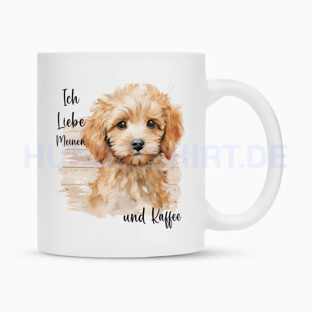 Tasse "Toypudel - Ich liebe meinen..." Weiß – hunde-shirt.de