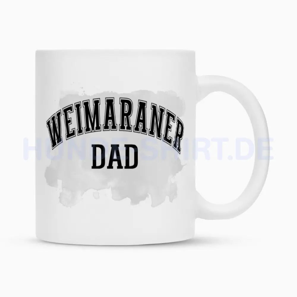 Tasse "Weimaraner - DAD" Weiß – hunde-shirt.de