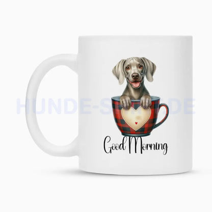 Tasse "Weimaraner - Good Morning" – hunde-shirt.de