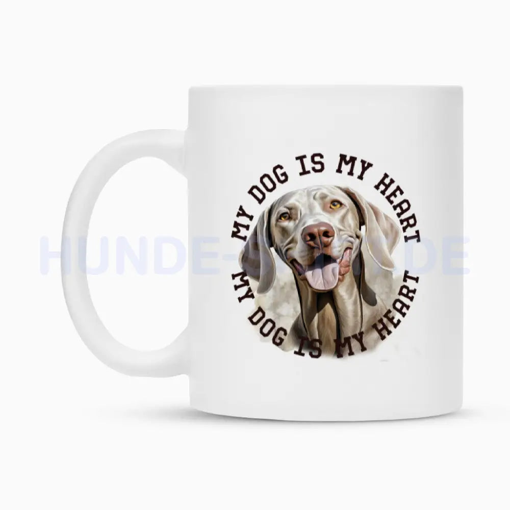 Tasse "Weimaraner HEART 2" – hunde-shirt.de