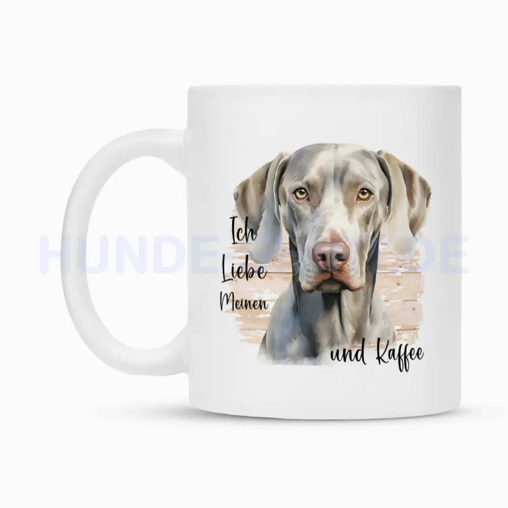 Tasse "Weimaraner - Ich liebe..." – hunde-shirt.de