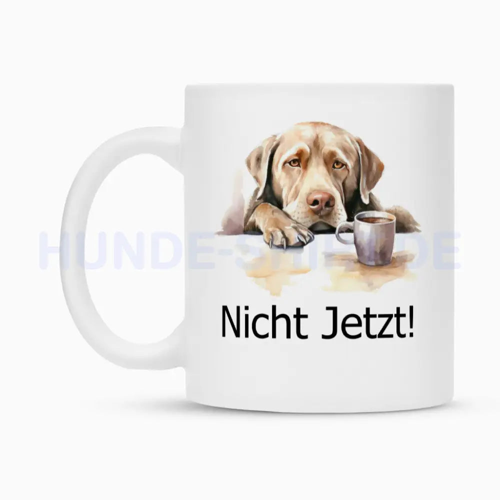 Tasse "Weimaraner - Nicht Jetzt! – hunde-shirt.de