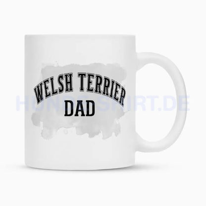 Tasse "Welsh Terrier - DAD" Weiß – hunde-shirt.de