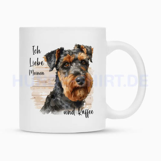 Tasse "Welsh Terrier ( dunkel ) - Ich liebe..." Weiß – hunde-shirt.de