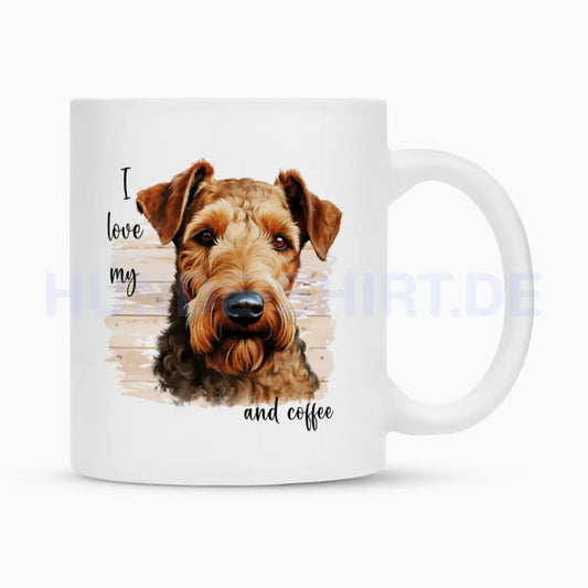 Tasse "Welsh Terrier - I love..." Weiß – hunde-shirt.de