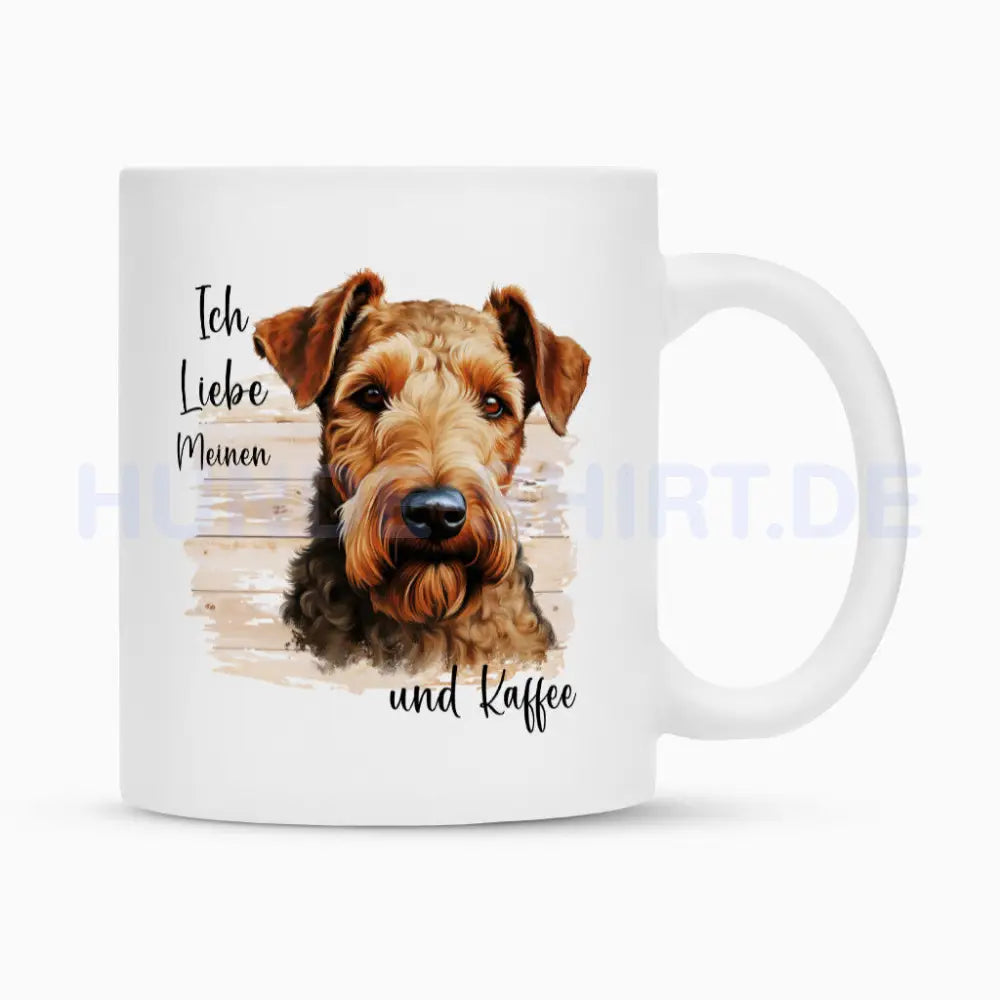 Tasse "Welsh Terrier - Ich liebe..." Weiß – hunde-shirt.de