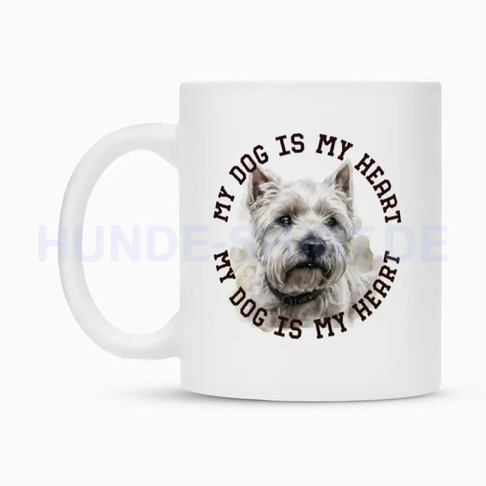 Tasse "West Highland Terrier HEART" – hunde-shirt.de