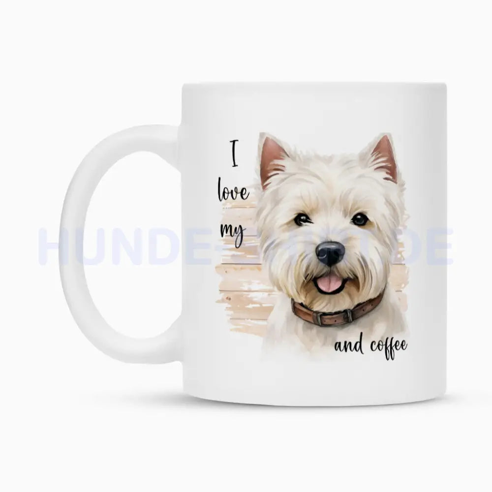 Tasse "Westie - I love..." – hunde-shirt.de