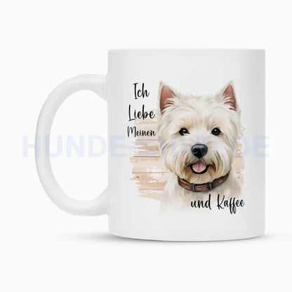 Tasse "Westie - Ich liebe..." – hunde-shirt.de