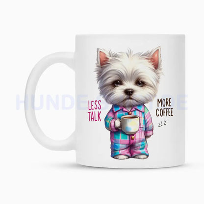 Tasse "Westie - Less talk..." – hunde-shirt.de