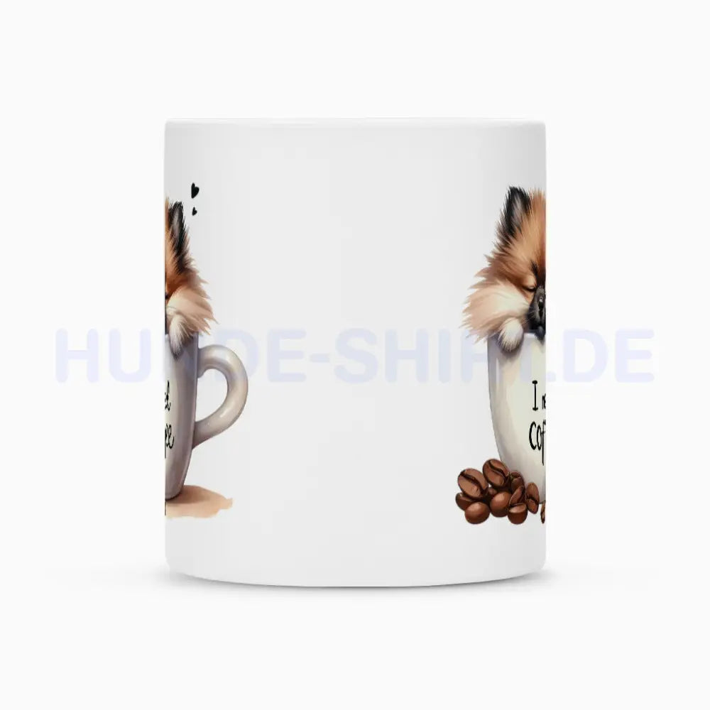 Tasse "Wolfsspitz - I need coffee" – hunde-shirt.de