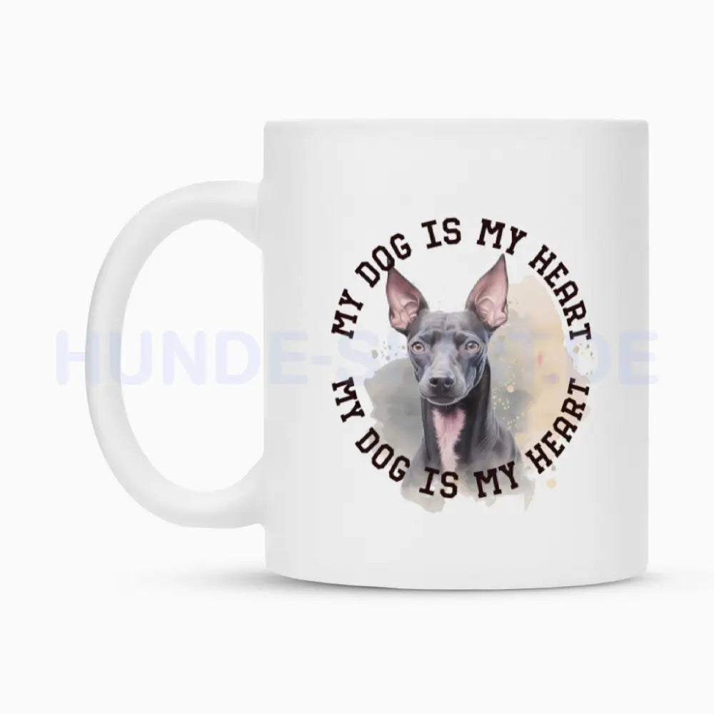 Tasse "Xoloitzcuintle HEART" – hunde-shirt.de