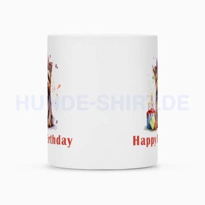 Tasse "Yorkshire - Happy Birthday" – hunde-shirt.de