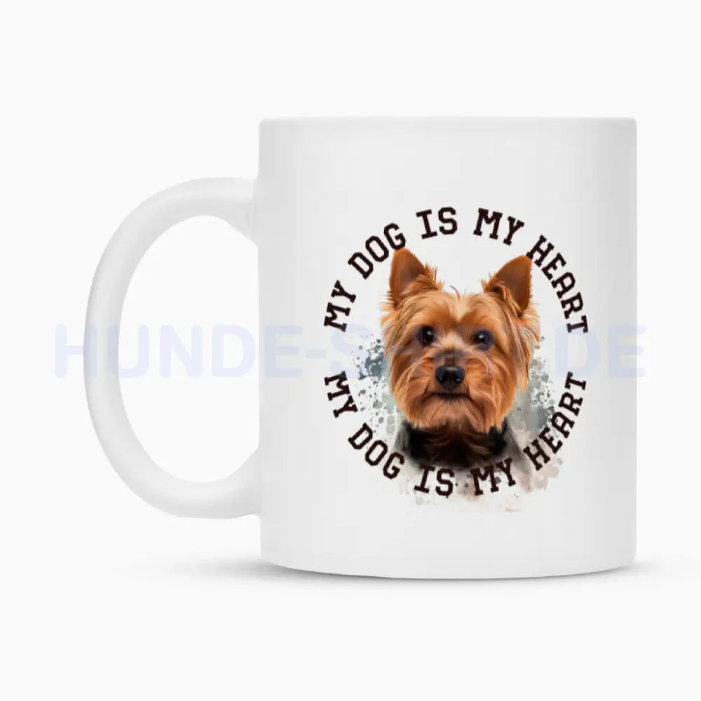 Tasse "Yorkshire Terrier HEART" – hunde-shirt.de