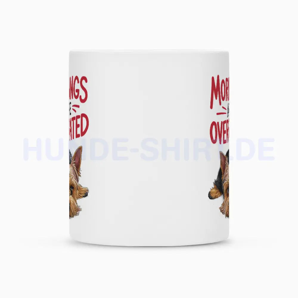 Tasse "Yorkshire Terrier - Mornings..." – hunde-shirt.de