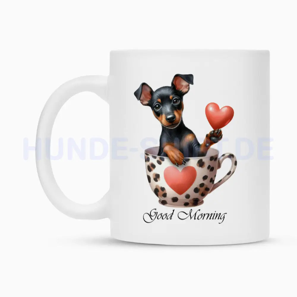 Tasse "Zwergpinscher - Good Morning" – hunde-shirt.de