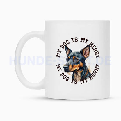 Tasse "Zwergpinscher HEART 2" – hunde-shirt.de