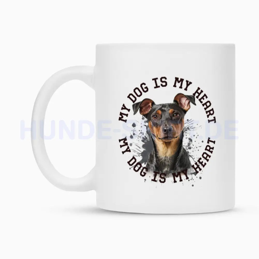 Tasse "Zwergpinscher HEART" – hunde-shirt.de