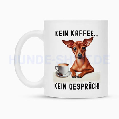 Tasse "Zwergpinscher ( hell ) - Kein Kaffee..." – hunde-shirt.de