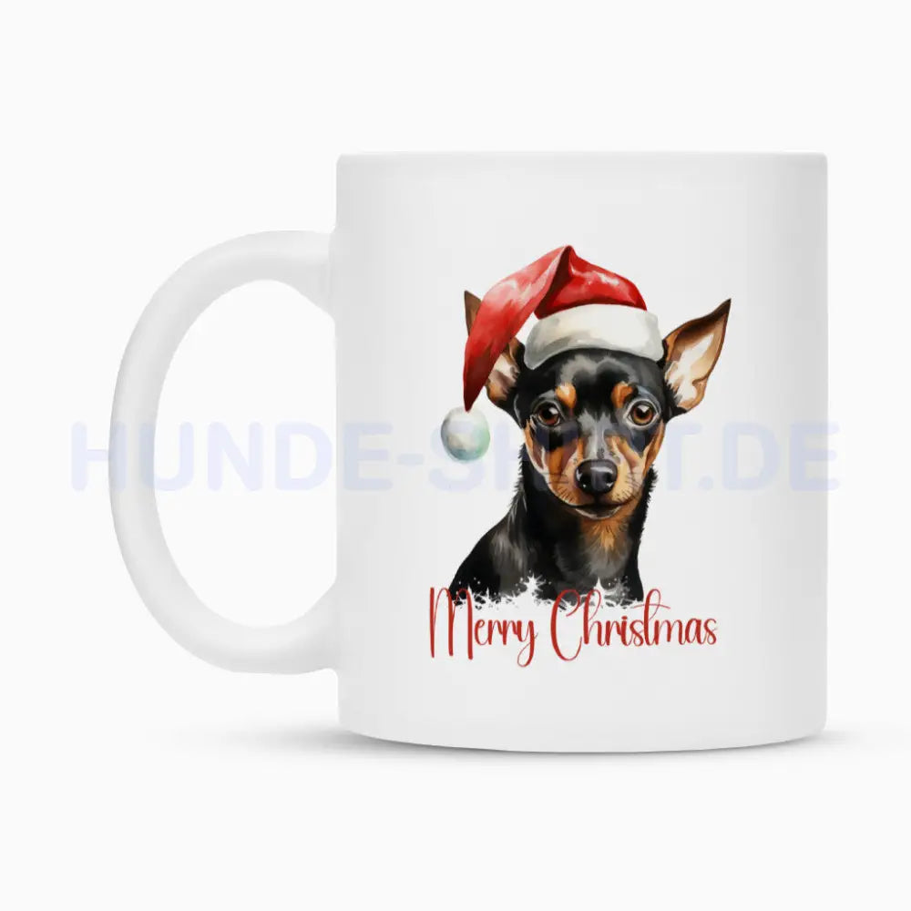 Tasse "Zwergpinscher - Merry Christmas" – hunde-shirt.de