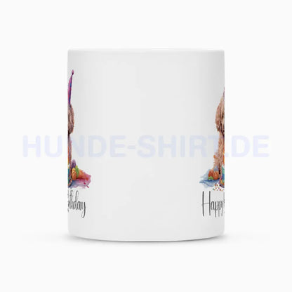 Tasse "Zwergpudel - Happy Birthday" – hunde-shirt.de