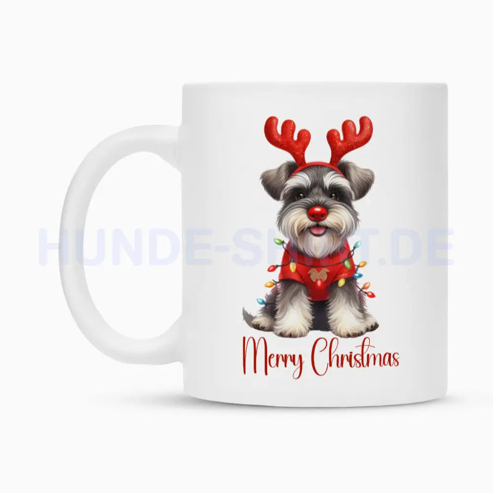 Tasse "Zwergschnauzer - Merry Christmas" – hunde-shirt.de